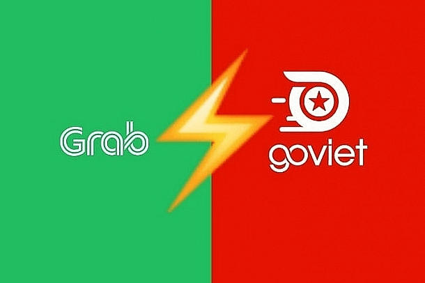  Grab và GoViet.