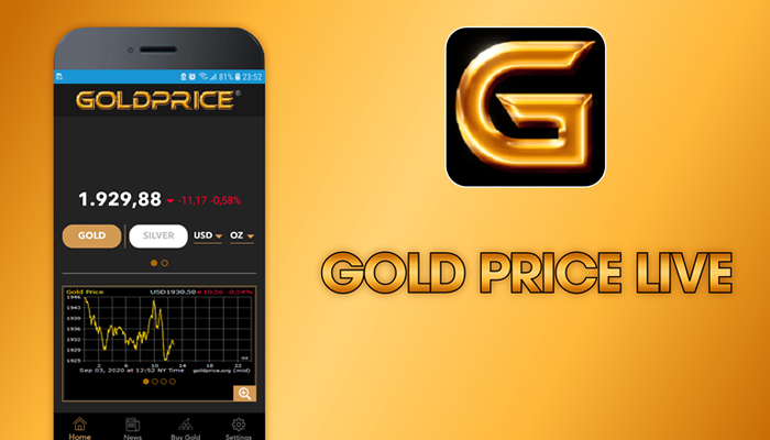Ứng dụng xem giá vàng trực tuyến Gold Investment