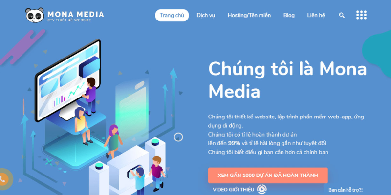 Mona Media - Công ty lập trình web app nhập hàng chuyên nghiệp hàng đầu trong nước