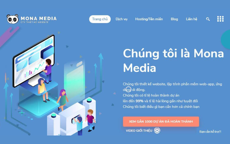 Mona Media - Công ty thiết kế Web App chuyên nghiệp hàng đầu
