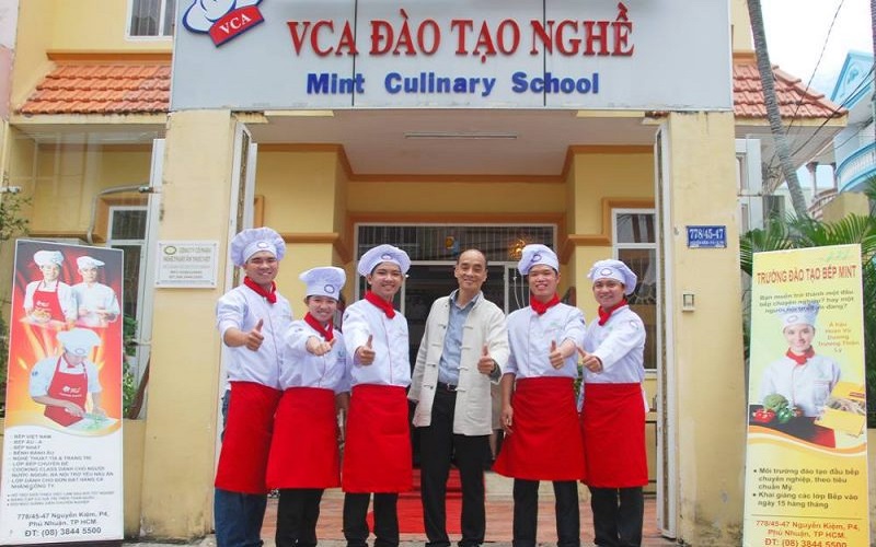 trường đào tạo nghề bếp VCA