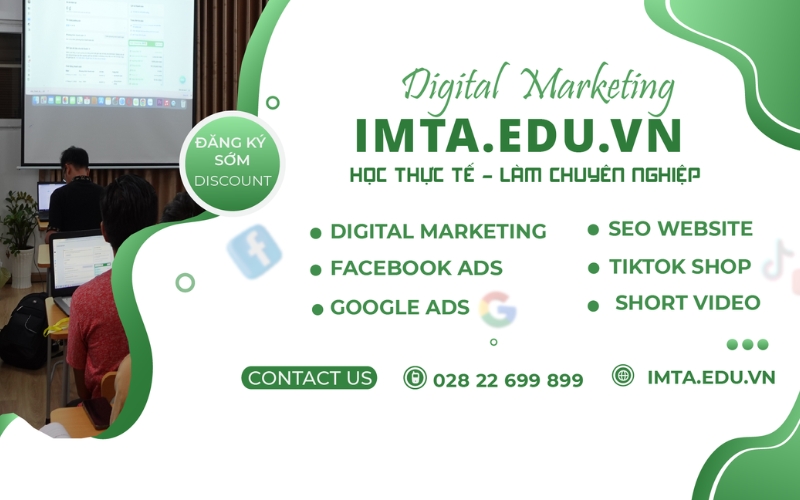 khóa học digital marketing tại IMTA