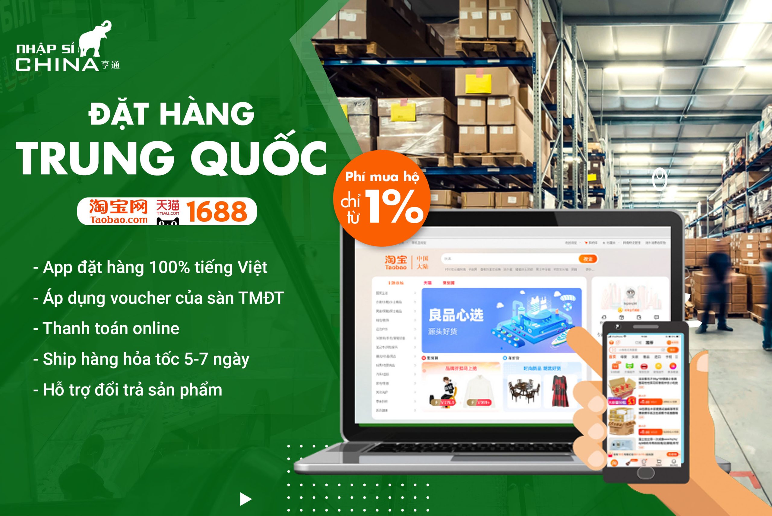 Dịch vụ đặt hàng trung quốc tại nhapsichina