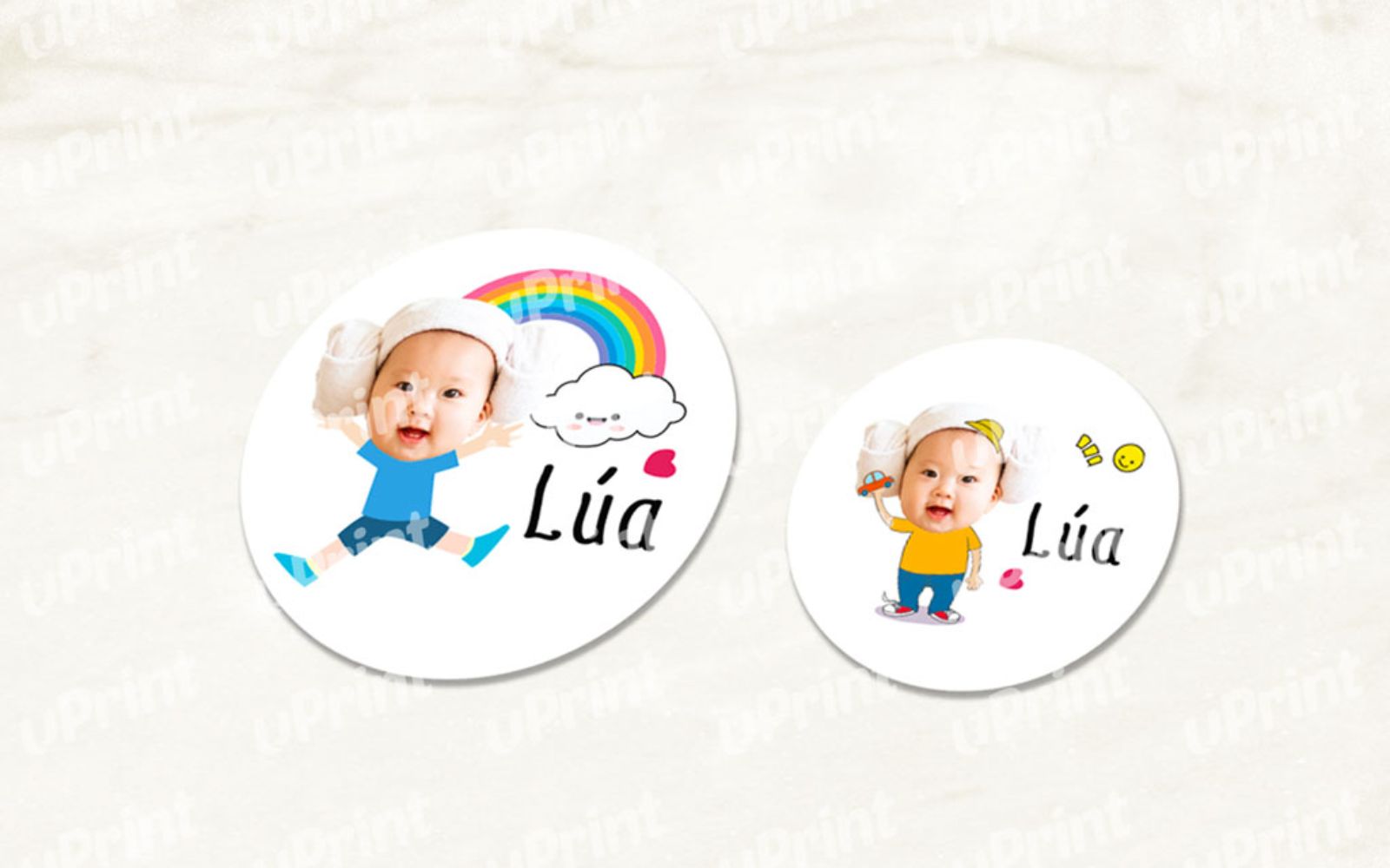 uPrint thiết kế và in ấn nhiều mẫu tem nhãn theo yêu cầu