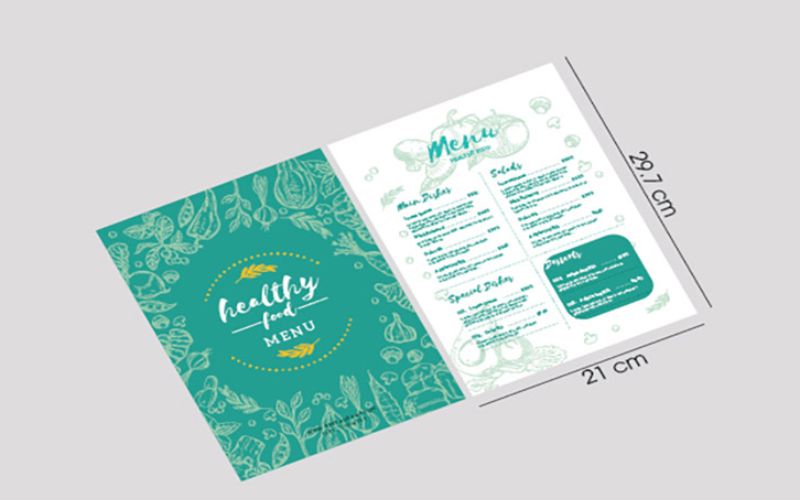 menu vuông